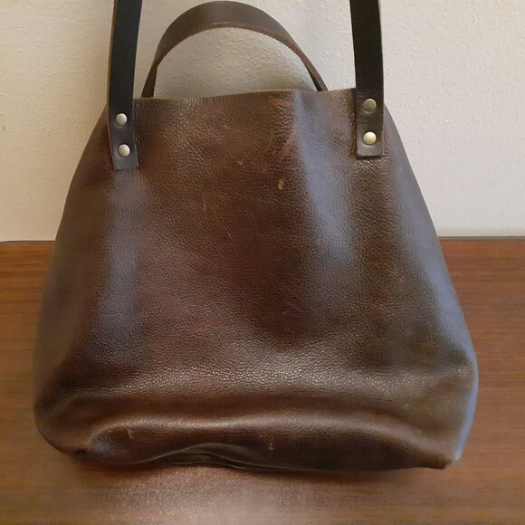 Portland Leather Goods Classic Large Coldbrew Tote - Picture 4 of 10